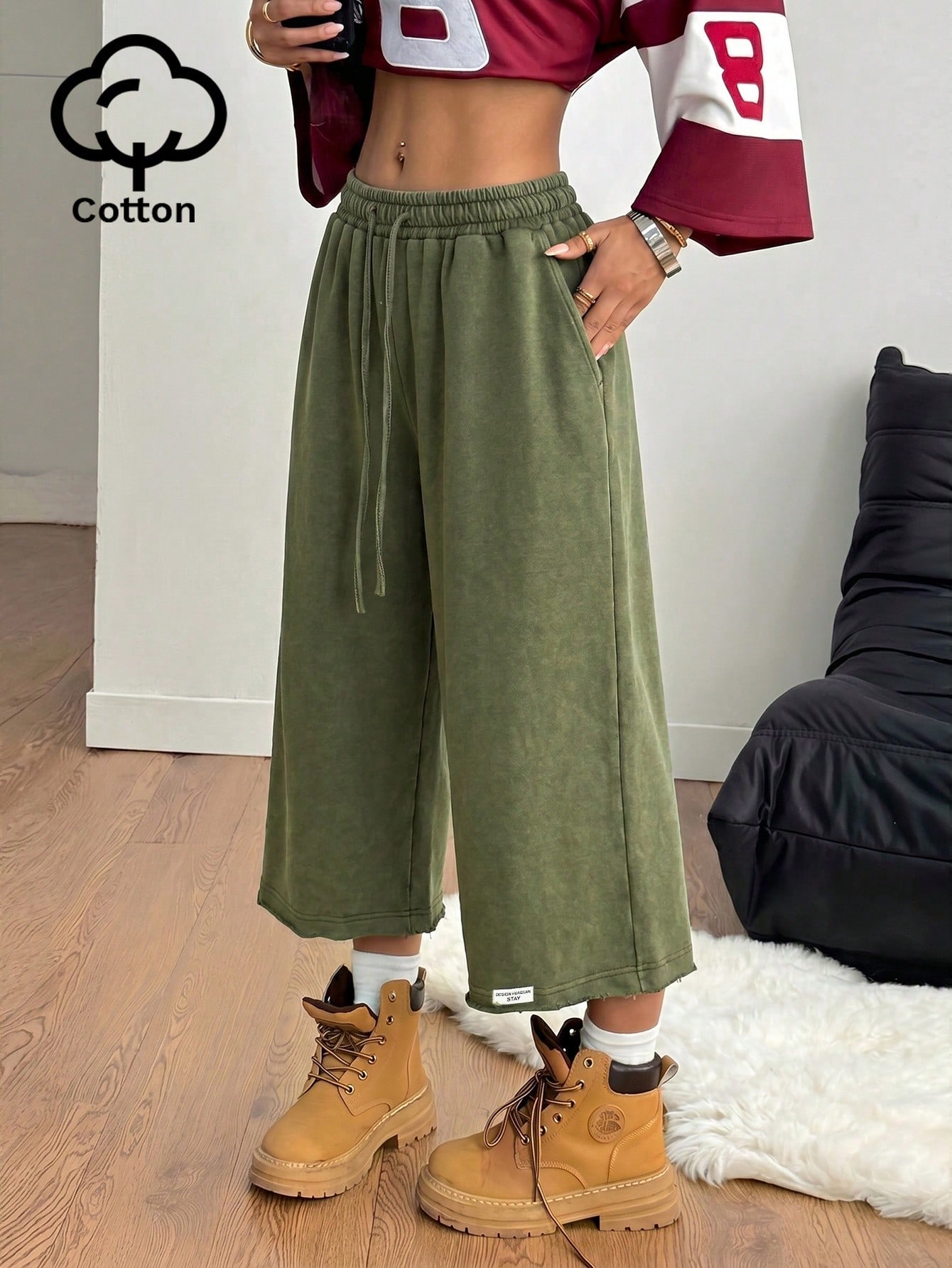 Shorts - Coolane Damen-Sommer-Streetwear-Shorts im Vintage-Stil, gewaschen, Distressed-Look,