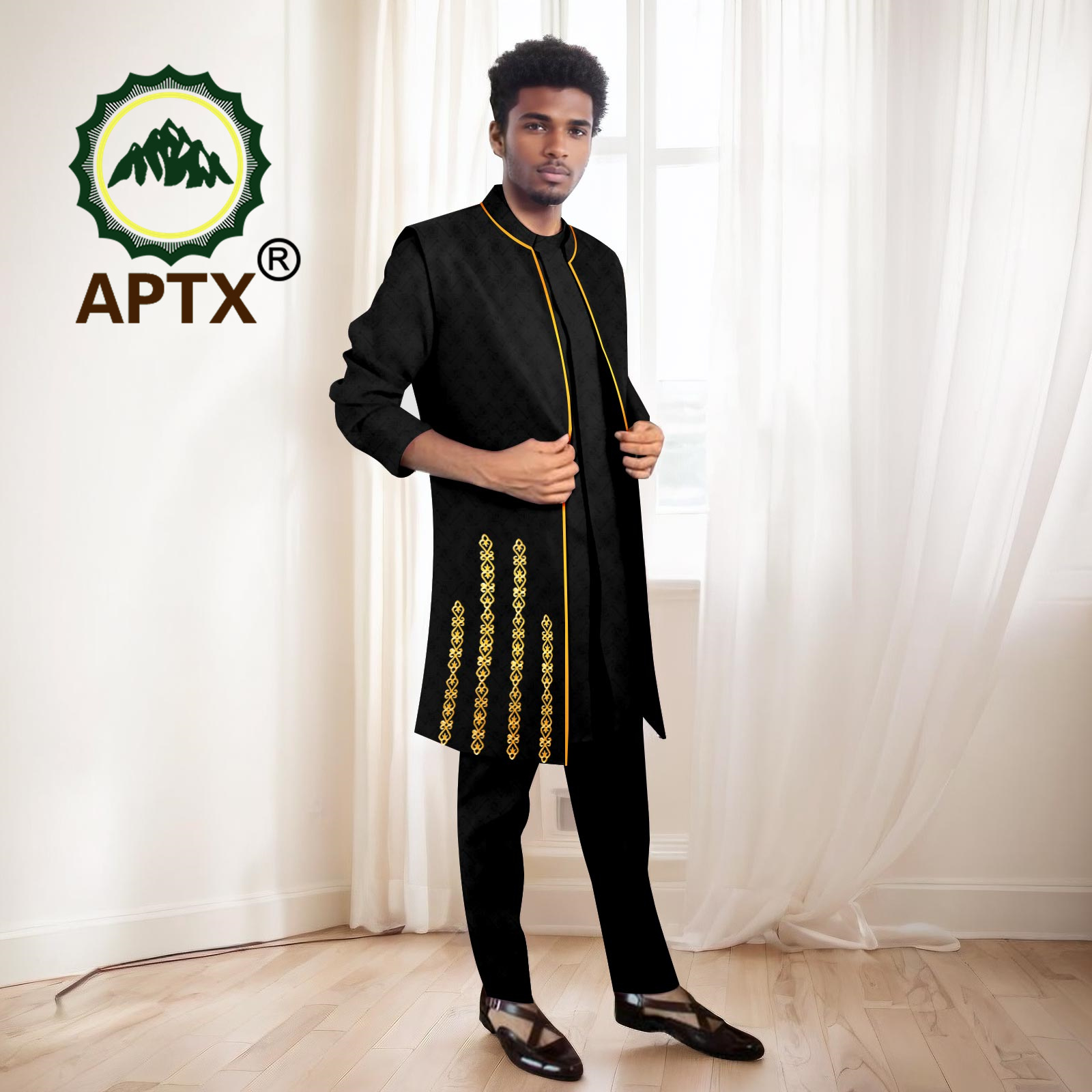 Afrikanische Herrenanzüge, hoc – Mandarin Collar Formal Shirt Slim Fit Bewertung und Preis
