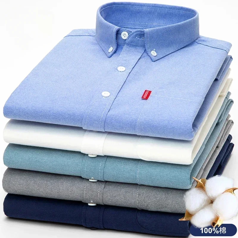100% reine Baumwolle Herren ei – Oxford Cotton Casual Shirt Business Bewertung und Preis