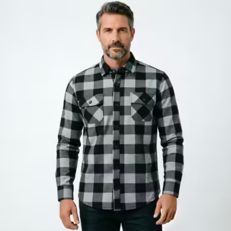 2026 Herbst- und Winter-Langar – Flannel Plaid Shirt Heavy Weight Bewertung und Preis