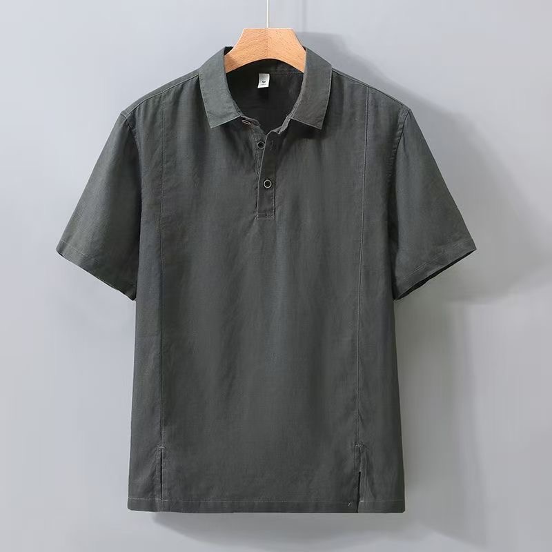 Frühling/Sommer Mode Retro Spo – Mens Linen Shirt Long Sleeve Bewertung und Preis