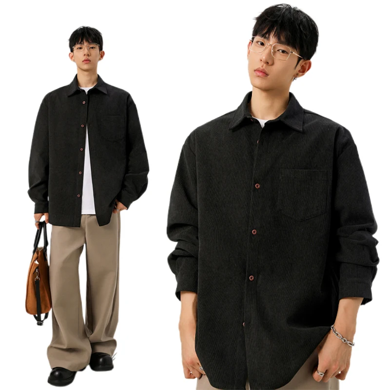 Herren-Oberteil aus Cord mit K – Corduroy Button Up Shirt Men Bewertung und Preis