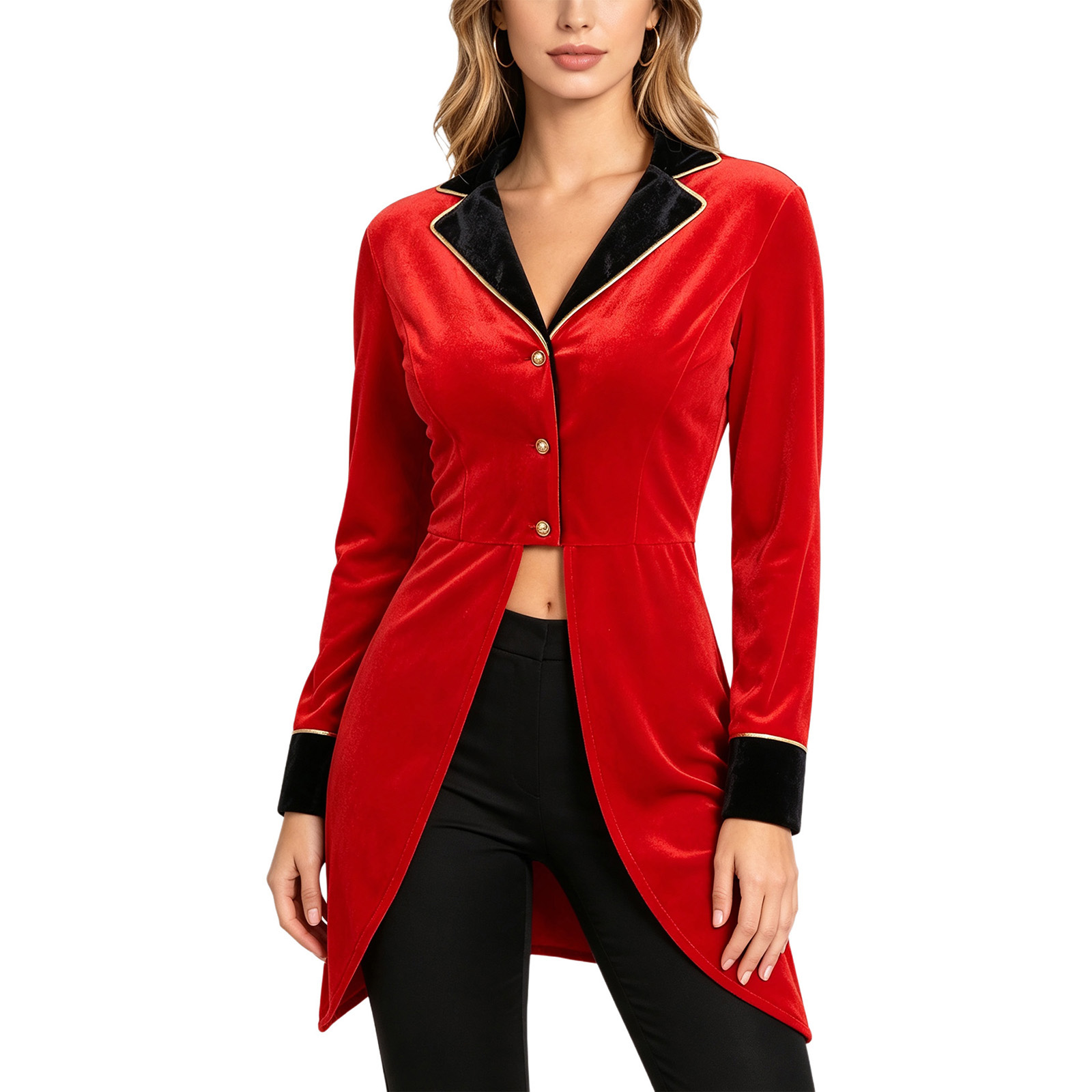 Damen-Zirkusdirektor-Mantel, H – Jackets Bewertung und Preis