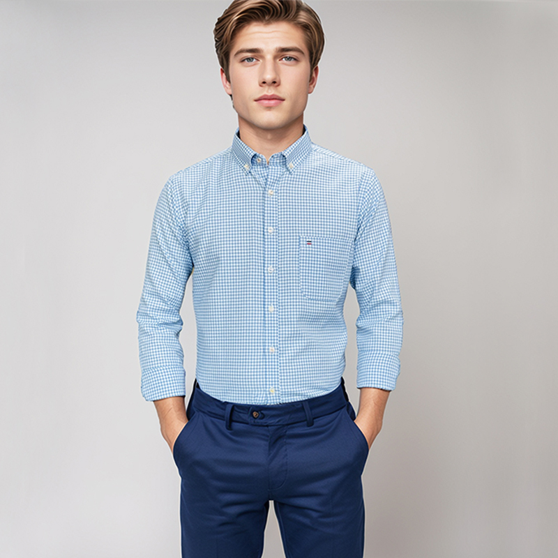 Herrenhemd aus 100 % Baumwolle – Oxford Cotton Casual Shirt Business Bewertung und Preis