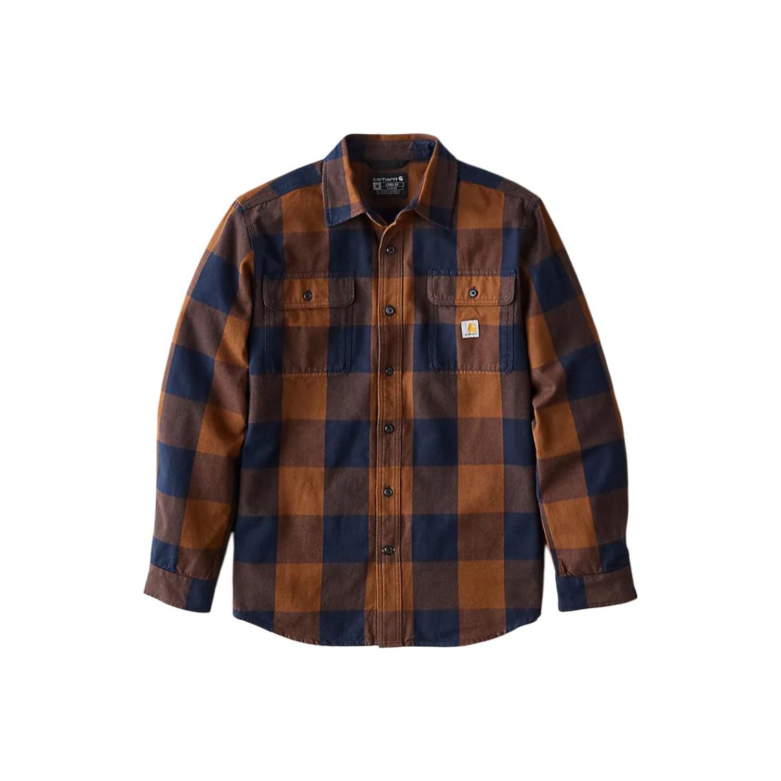 Carhartt FW25 107013 Loose Fit – Flannel Plaid Shirt Heavy Weight Bewertung und Preis